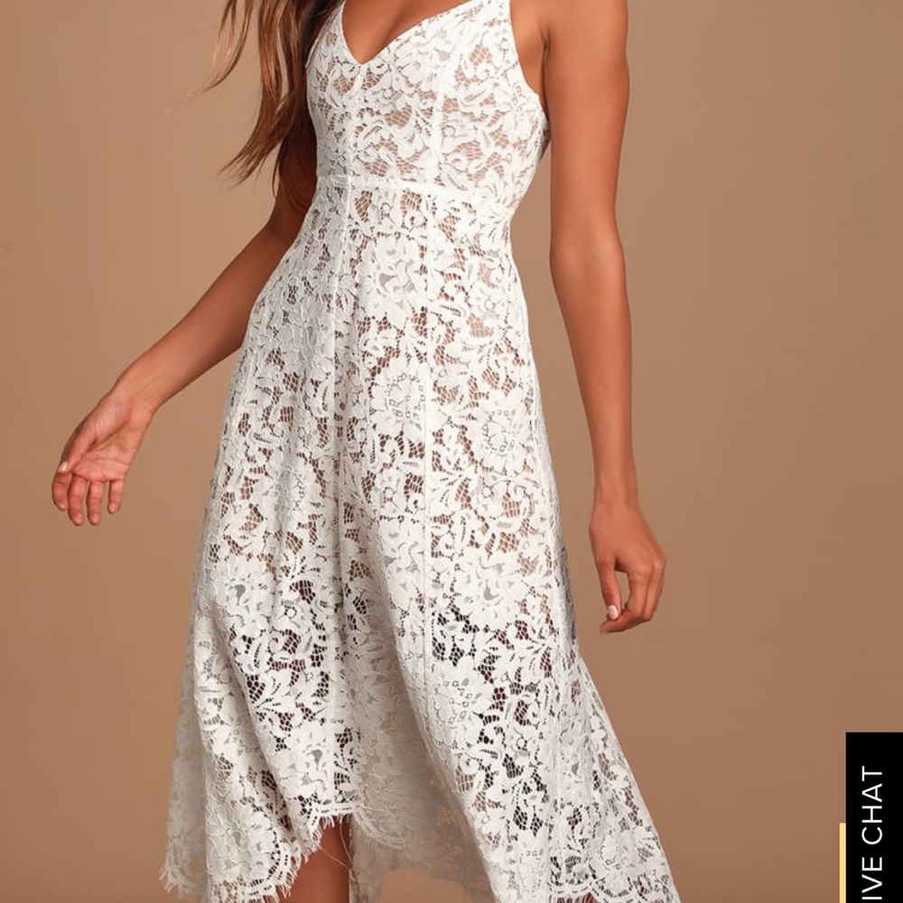 ⭐️NWT white lace dress